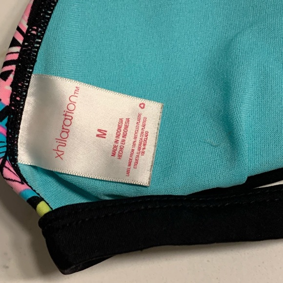 3/ $15 Neon Aztec print bikini top - Picture 5 of 7